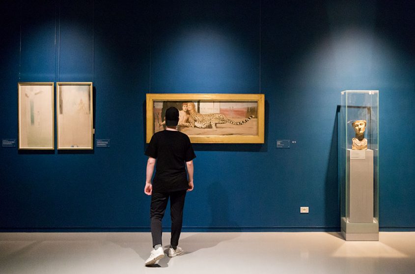 Fabian Fröhlich, Brüssel, Royal Museums of Fine Arts of Belgium, Fernand Khnopff, The Caresses