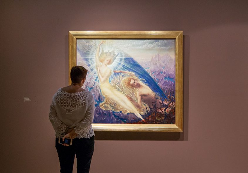 Fabian Fröhlich, Brüssel, Royal Museums of Fine Arts of Belgium, Jean Delville, The Angel of Splendour.