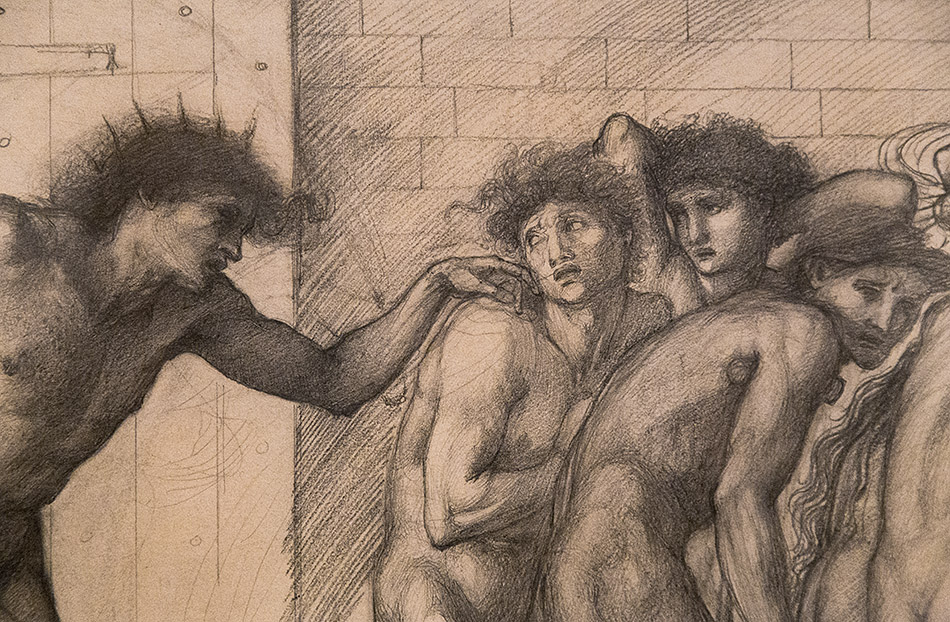 Fabian Fröhlich, Edward Burne-Jones exhibition, Tate Britain, Study for The Masque of Cupid