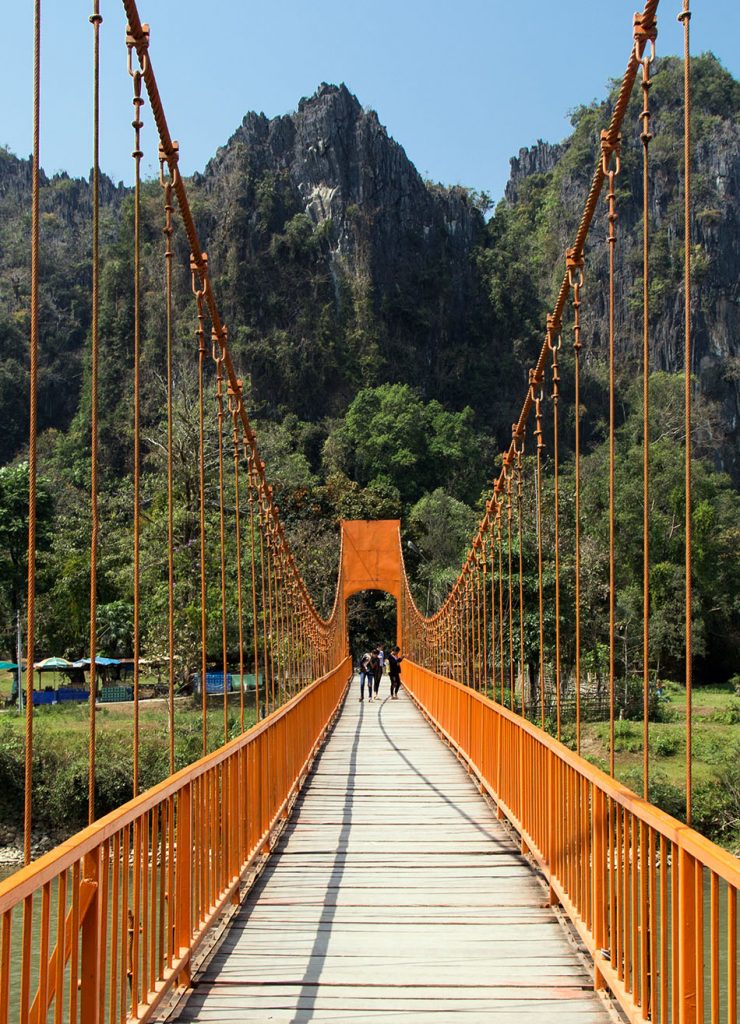 Fabian Fröhlich, Vang Vieng, Bridge to Tham Chang