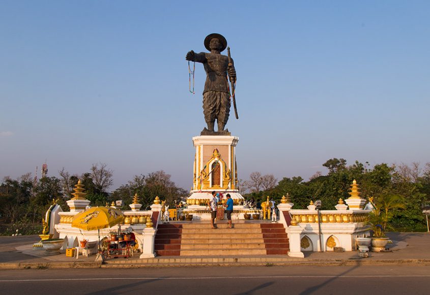 Fabian Fröhlich, Vientiane, Chao Anouvong Statue
