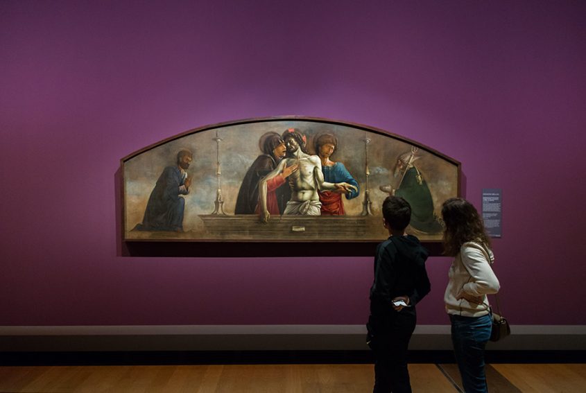 Fabian Fröhlich, Berlin, Gemäldegalerie, Mantegna Bellini, Die Betrauerung Christi