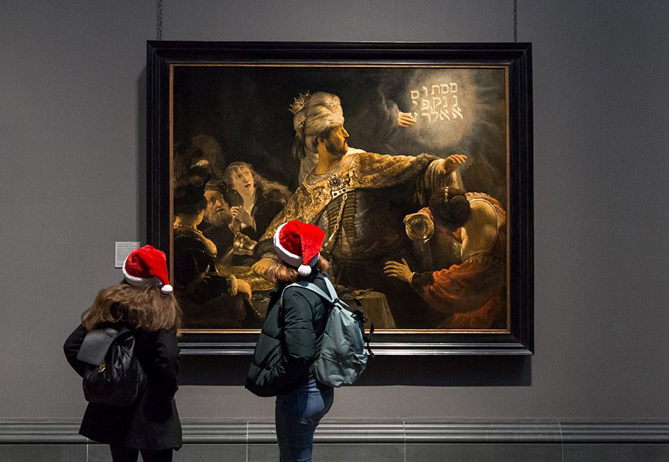 Fabian Fröhlich, National Gallery London, embrandt van Rijn, Belshazzar's Feast