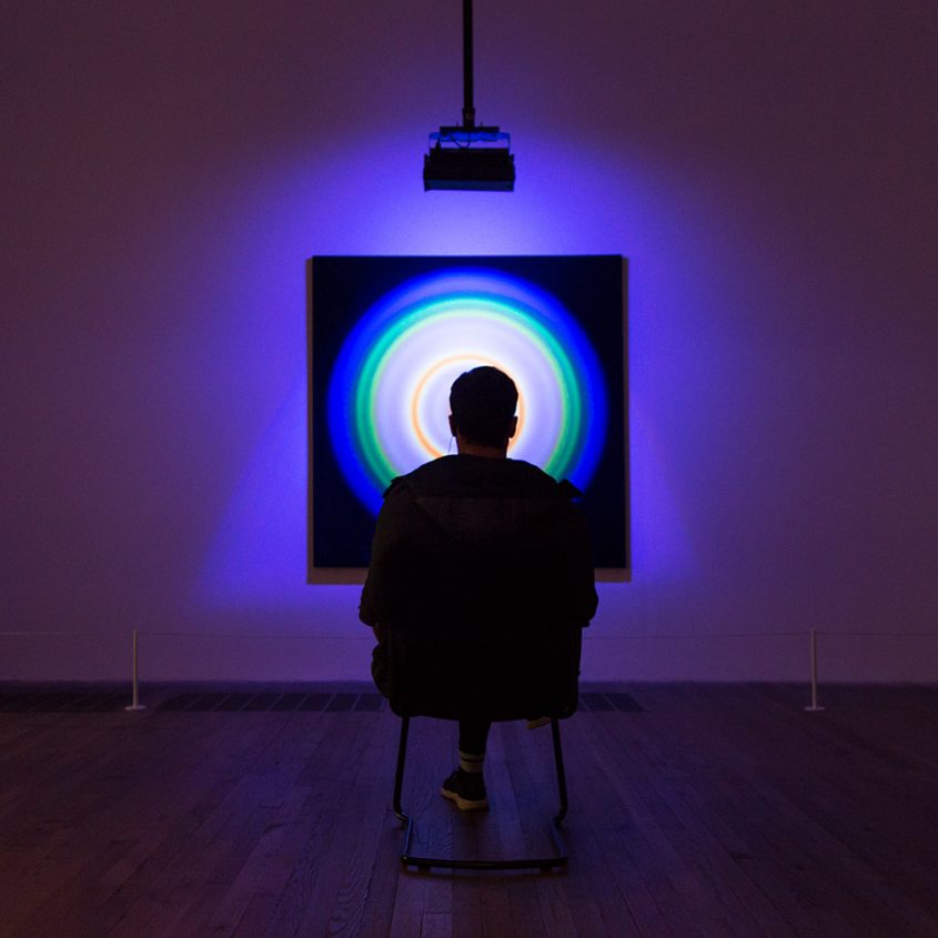 Fabian Fröhlich, Tate Modern London, Peter Sedgley, Colour Circle IIi