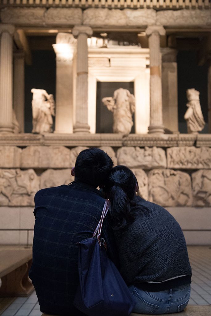 Fabian Fröhlich, British Museum, facade of the Nereid monument of Xanthos