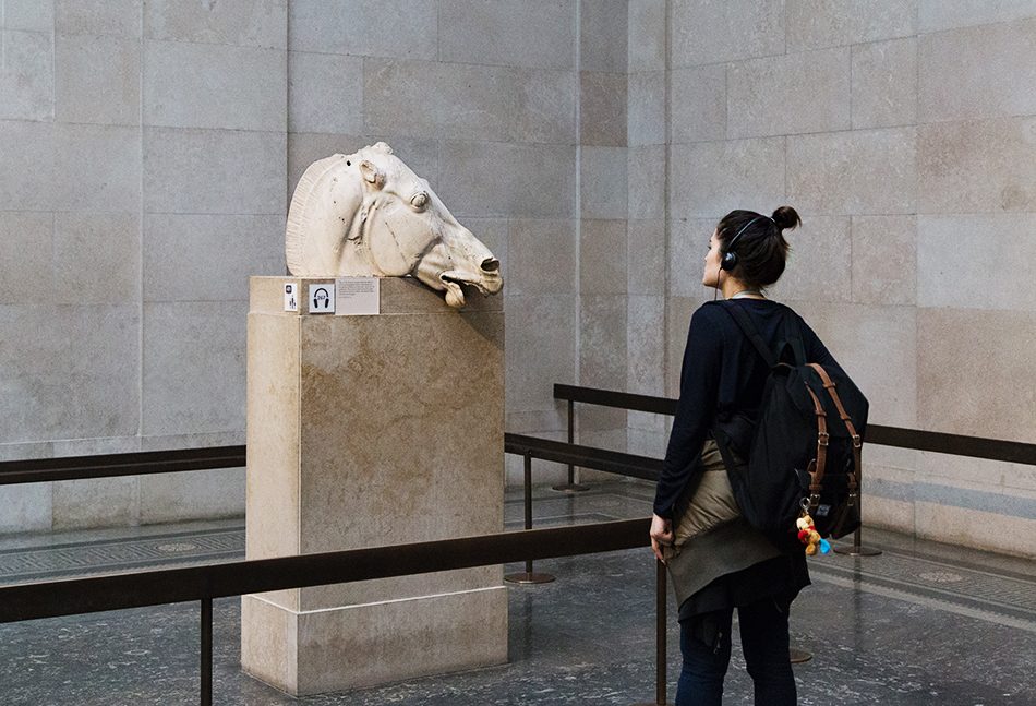 Fabian Fröhlich, British Museum, Head of a horse from the east pediment of the Parthenon.