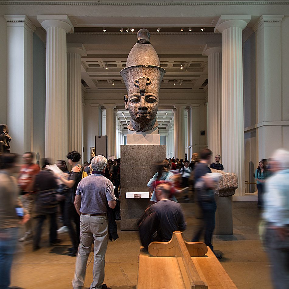 Fabian Fröhlich, British Museum, Colossal head, probably of Amhotep II