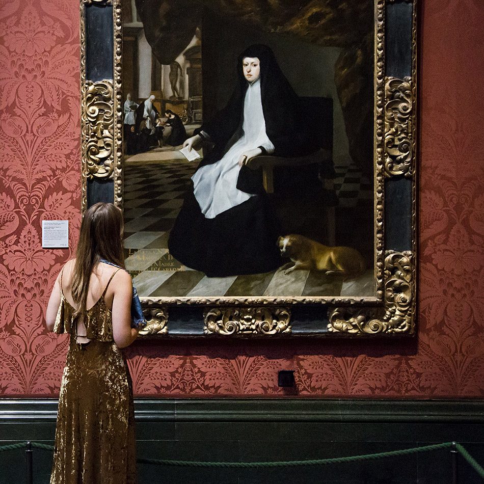 Fabian Fröhlich, National Gallery, London, Juan Bautista Martinez del Mazo, Queen Mariana of Spain in Mourning