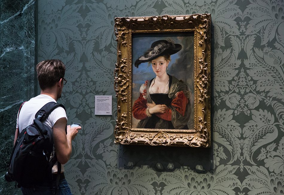 Fabian Fröhlich, National Gallery, London, Peter Paul Rubens, Portrait of a woman, probably Susanna Lunden ("Le Chapeau de Paille")