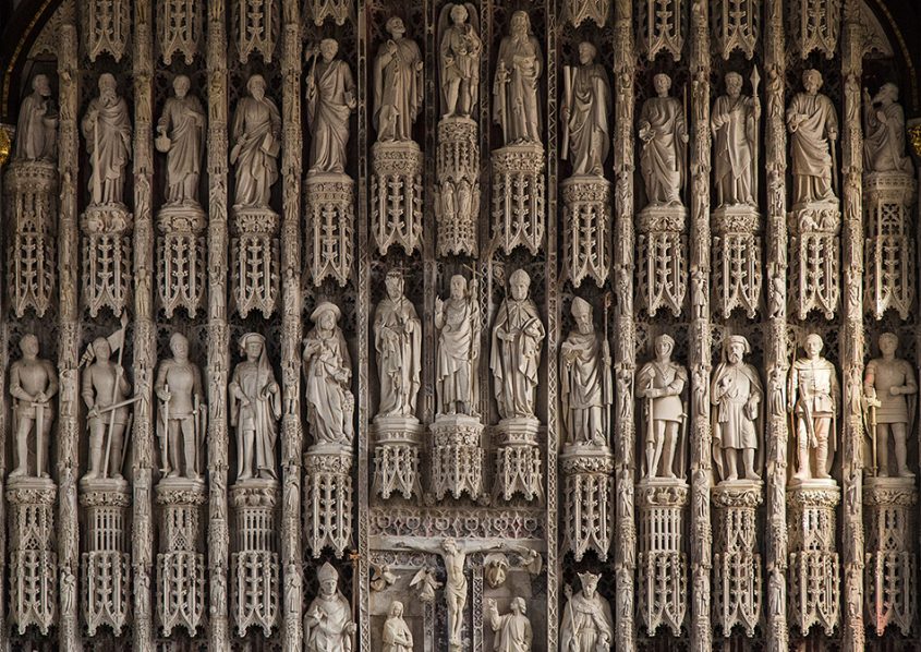Fabian Fröhlich, Oxford, Reredos in the chapel of All Souls College
