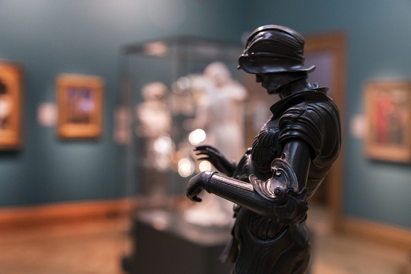 Fabian Fröhlich, Oxford, Ashmolean Museum, Alfred Gilbert, Statuette of Saint George