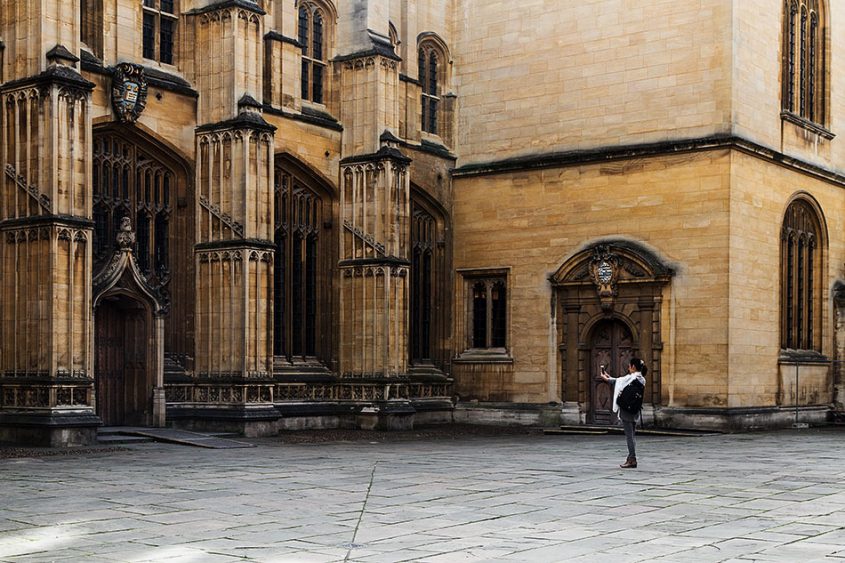 Fabian Fröhlich, Oxford, North facade of Divinity School