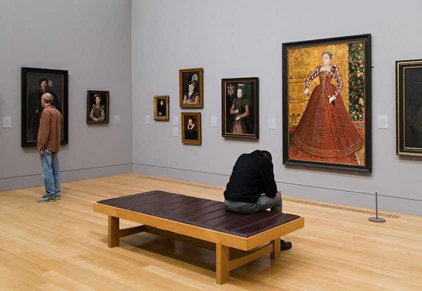 Fabian Fröhlich, Tate Britain, Portrait of Elizabeth I. attributed to Steven van der Meulen