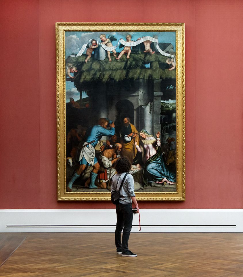 Gemäldegalerie, Berlin, Alessandro Moretto, , Die Anbetung der Hirten, Fabian Fröhlich