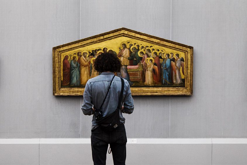 Gemäldegalerie, Berlin, Giotto di Bondone, Die Grablegung Mariae, Fabian Fröhlich