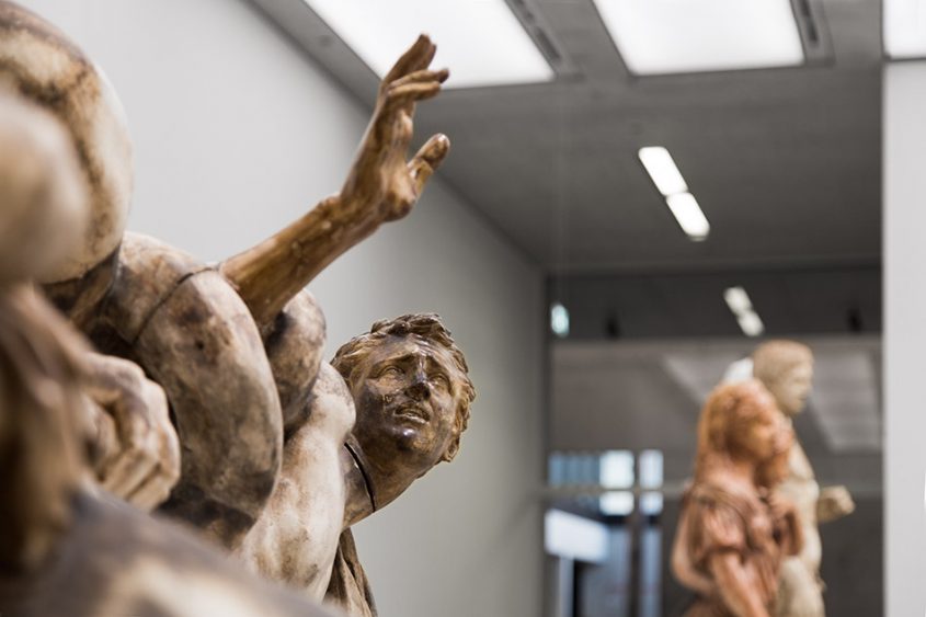 Ausstellung Nah, am Leben, 200 Jahre Gipsformerei, James-Simon-Galerie, Gipsabguss der Laokoon-Gruppe