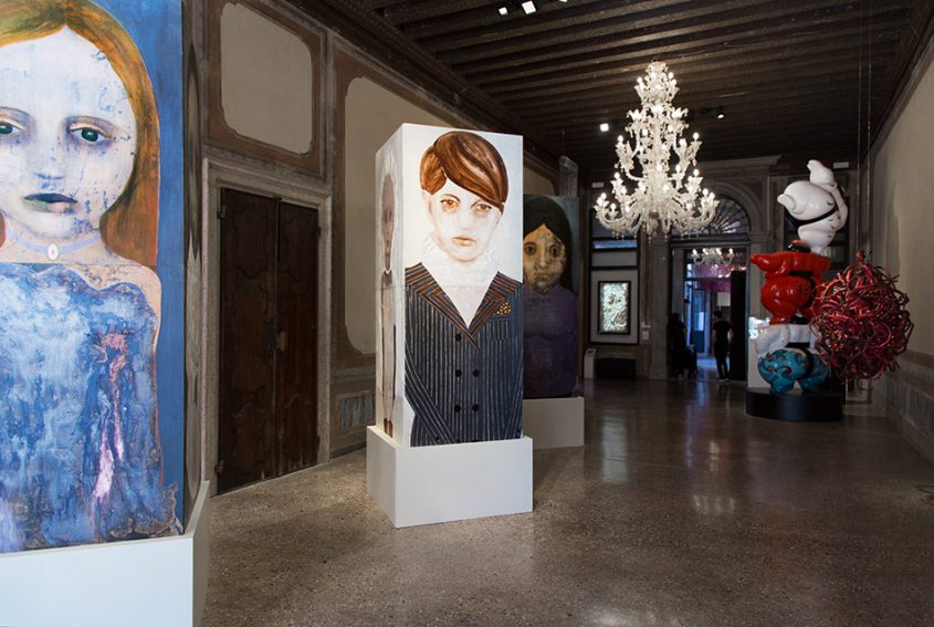 Fabian Fröhlich, Venice, Exhibition Personal Structures, Maria Wolfram, Walk with me