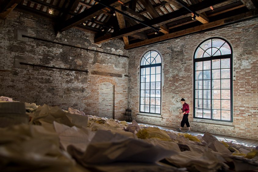 Fabian Fröhlich, Biennale di Venezia 2019, Arsenale, Luxembourg Pavilion, Marco Godinho, Written by Water