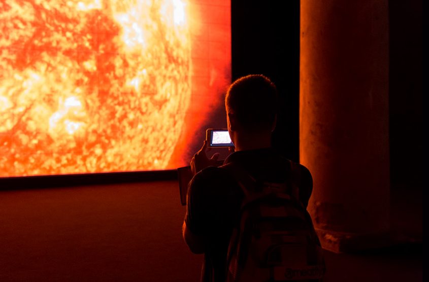 Fabian Fröhlich, Biennale di Venezia 2019, Arsenale, Central exhibition, Ryoji Ikeda, code-verse