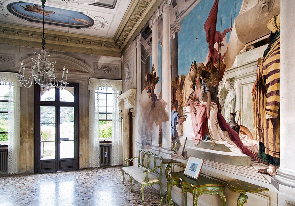 Fabian Fröhlich, Vicenza, Villa Valmarana ai Nani, Sala di Ifigenia (The Sacrifice of Iphigenia by Giovanni Battista Tiepolo)