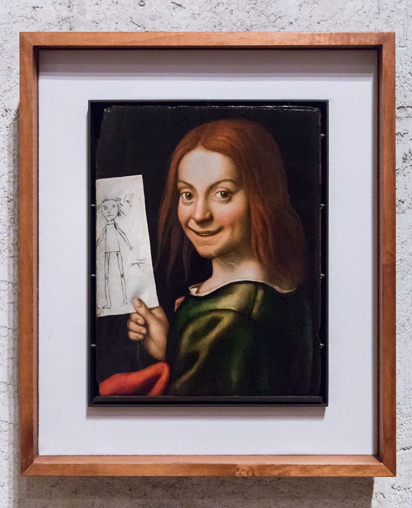 Fabian Fröhlich, Museo di Castelvecchio, Giovanni Francesco Caroto, Il Fanciullo con disegno