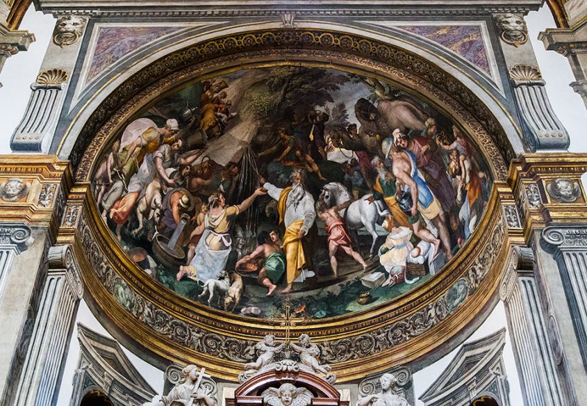 Fabian Fröhlich, Parma, Duomo, Cattedrale di Santa Maria Assunta, Moses Gets Water from the Rock by Oracio Samacchini