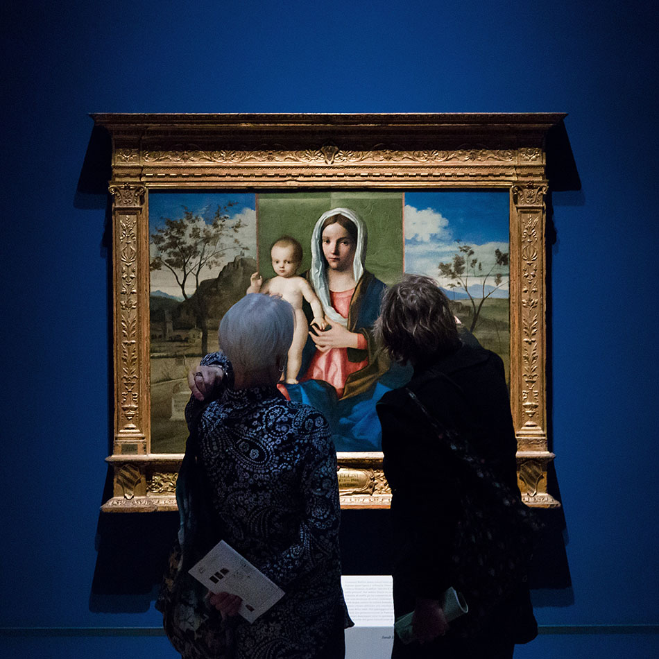 Fabian Fröhlich, Pinacoteca di Brera di Milano, Madonna con il Bambino, Giovanni Bellini