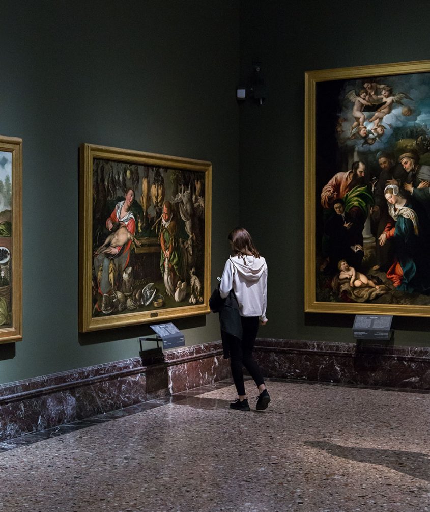 Fabian Fröhlich, Pinacoteca di Brera di Milano, Pollivendoli, Vincenzo Campi, Giulio Campi, La Natività
