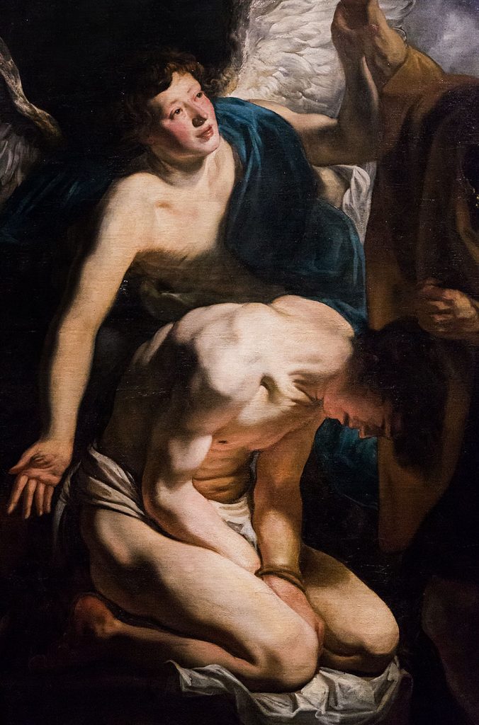 Fabian Fröhlich, Pinacoteca di Brera di Milano, Jacob Jordaens, Sacrificio di Isacco