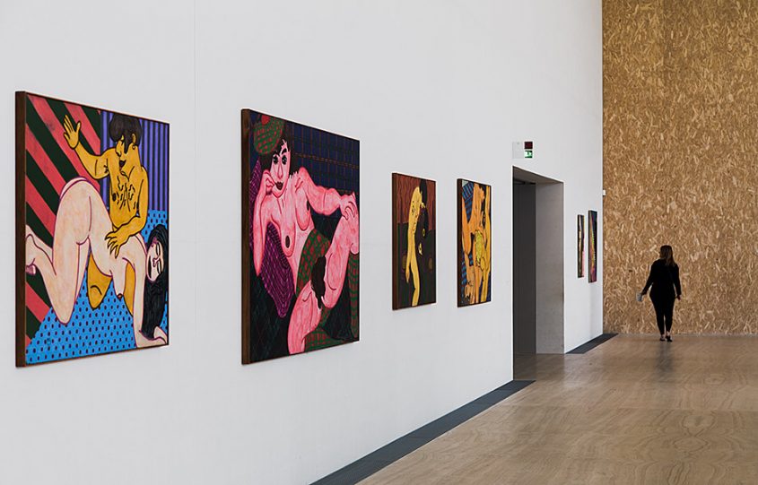 Fabian Fröhlich, Milano, Fondazione Prada, Atlas, William N. Copley, installation view