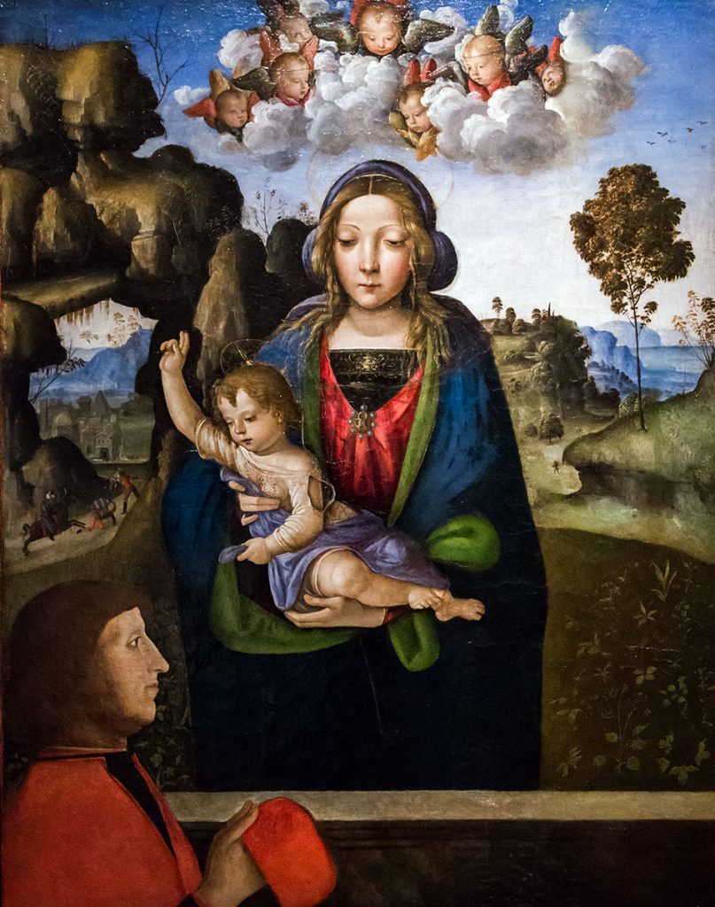 Fabian Fröhlich, Pinacoteca Ambrosiana, Milano, Pinturicchio, Madonna and Child