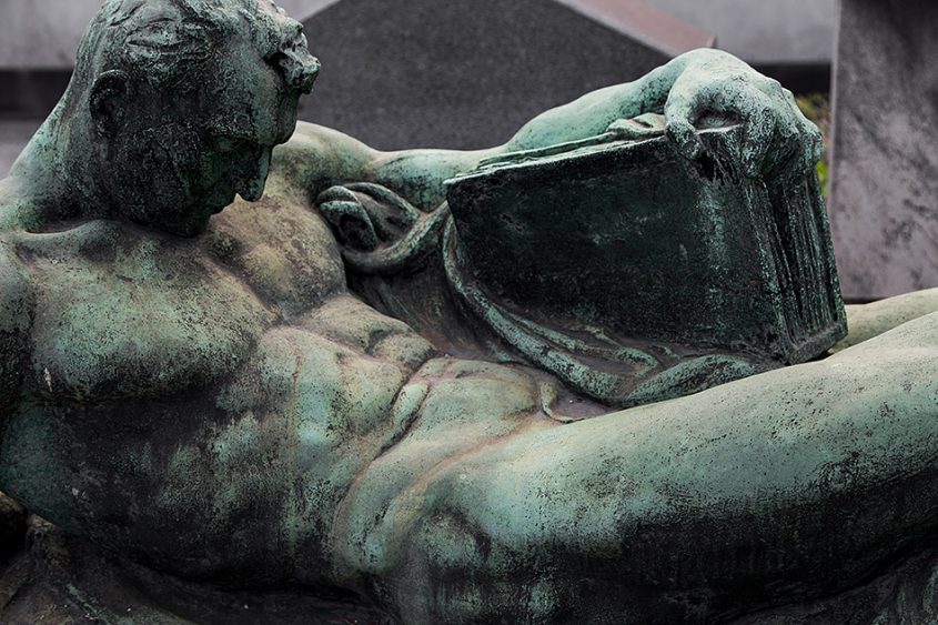 Fabian Fröhlich, Cimitero Monumentale Milano, Tomb sculpture