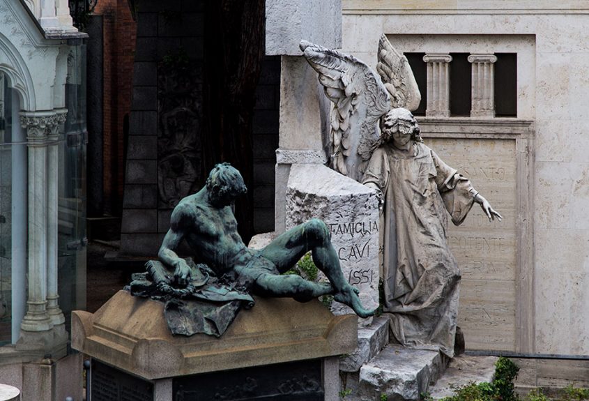 Fabian Fröhlich, Cimitero Monumentale Milano, Tombs