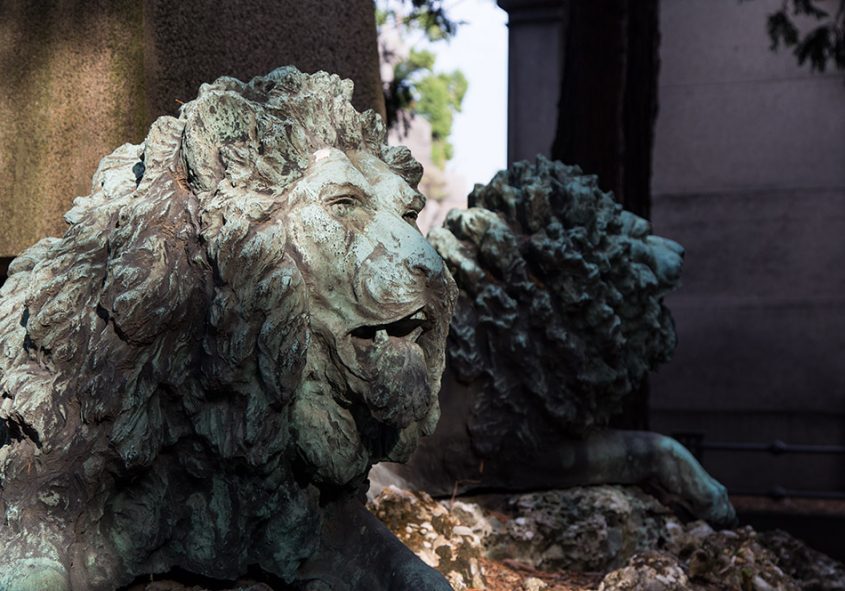 Fabian Fröhlich, Cimitero Monumentale Milano, Lions