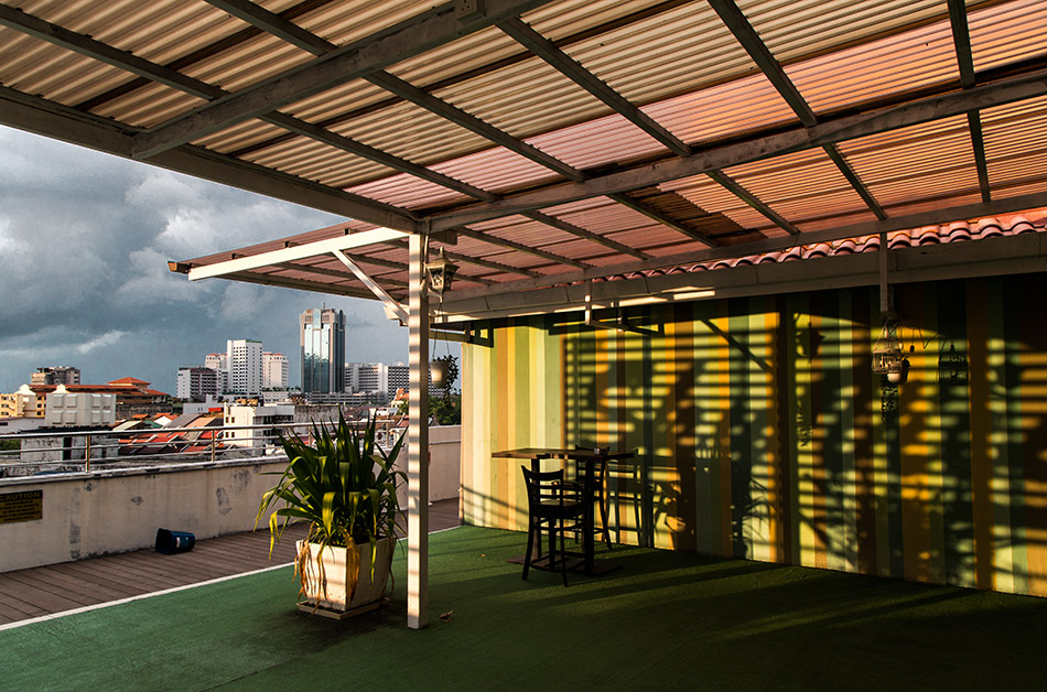 Fabian Fröhlich, Penang, George Town, View from Armenian Street Heritage Hotel terrace