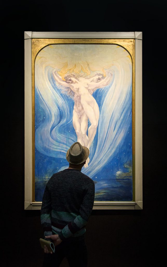 Berlin, Museen und Corona, Alte Nationalgalerie, Belgischer Symbolismus, Jean Delville, Die Liebe der Seelen