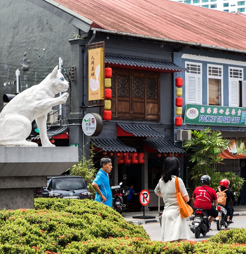 Fabian Fröhlich, Malaysia, Kuching, Cat Monument, Jalan Padungan
