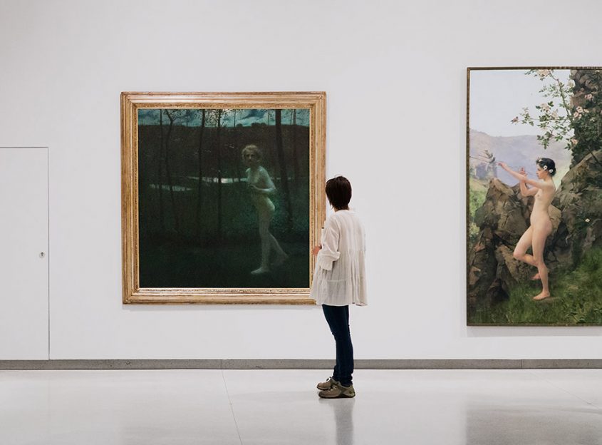 Fabian Fröhlich, Nationalgalerie Prag, Antonín Hudeček, Psyche; Karel Vítězslav Mašek , Frühling