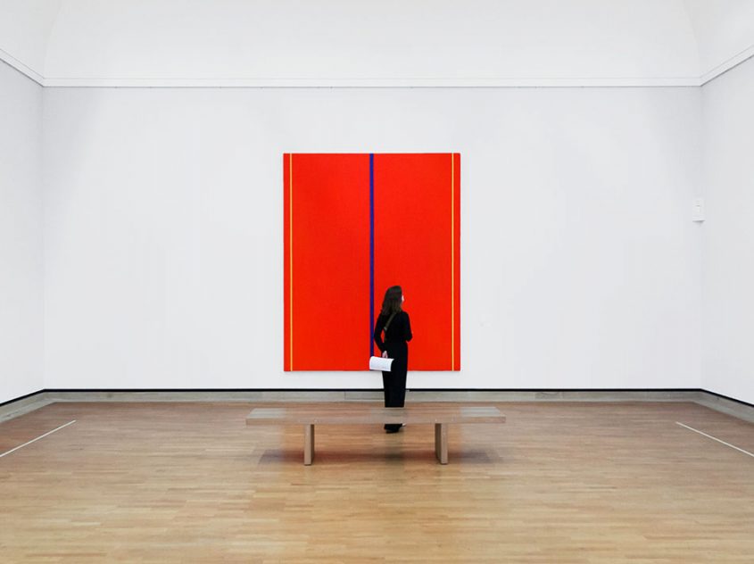 Fabian Fröhlich, Staatsgalerie Stuttgart, Barnett Newman, Who's Afraid of Red, Yellow and Blue II