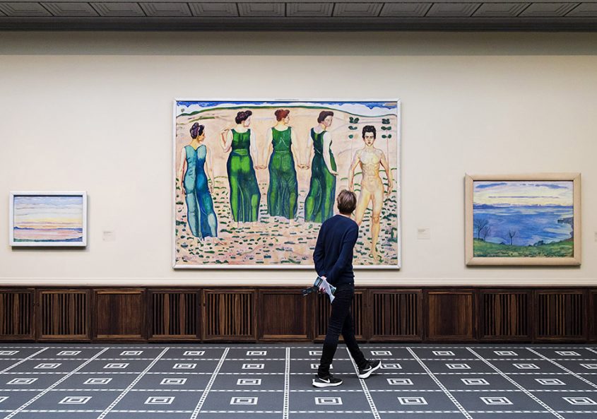 Fabian Fröhlich, Kunsthaus Zürich, Ferdinand Hodler, Jüngling, vom Weibe bewundert