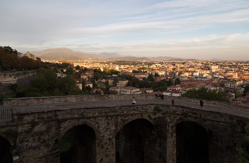 Fabian Fröhlich, Bergamo, Città Alta,View from Plattaforma di Sant'Andreato to Voa Sant'Alessandro