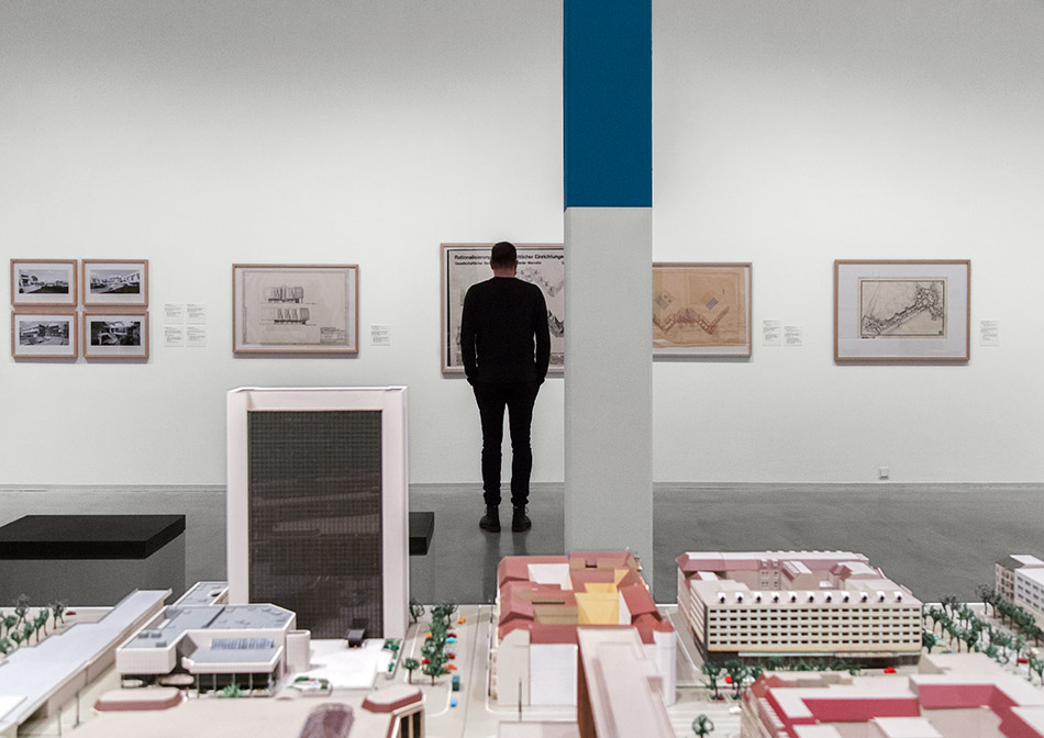 Fabian Fröhlich, Berlinische Galerie, Ausstellung Anything Goes? Berliner Architekturen der 1980er Jahre, Modell Friedrichstraße