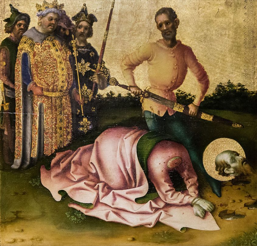 Fabian Fröhlich, Ausstellung Spätgotik, Gemäldegalerie Berlin, Stefan Lochner, Apostelmartyrien