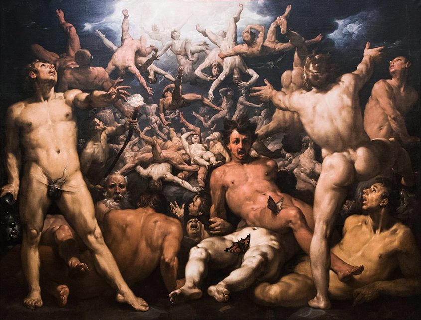Fabian Fröhlich, Kopenhagen, Statens Museum for Kunst, Cornelis Cornelisz. van Haarlem, , Sturz der Titanen