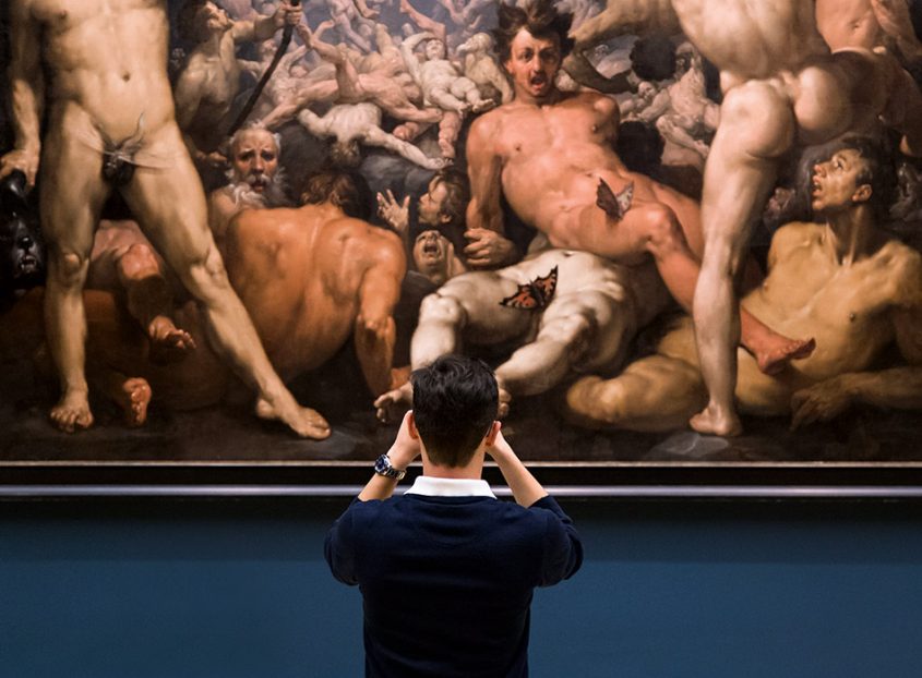 Fabian Fröhlich, Kopenhagen, Statens Museum for Kunst, Cornelis Cornelisz. van Haarlem, , Sturz der Titanen