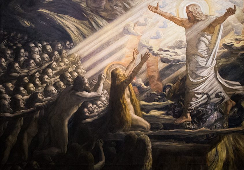 Fabian Fröhlich, Kopenhagen, Statens Museum for Kunst, Joakim Skovgaard, Kristus i de dødes rige