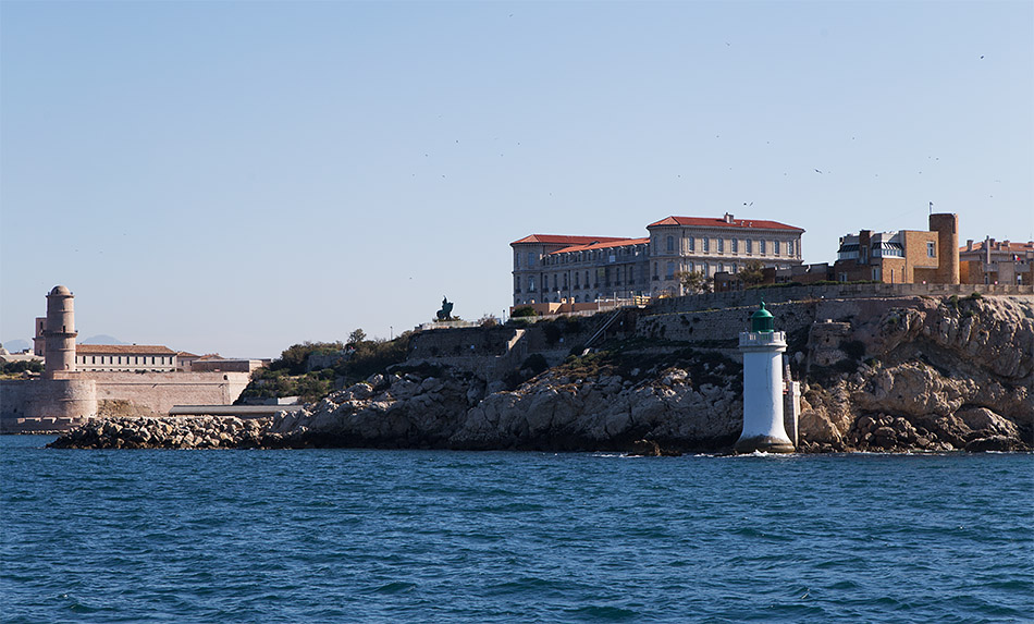 Marseille, Fort Saint-Jean and Palais Pharo