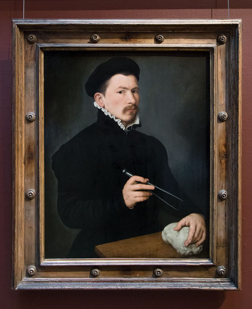 Nationalmuseum Stockholm, Nicolas de Neufchatel, Portrait of a Sculptor, possibly Johan Gregor van der Schardt