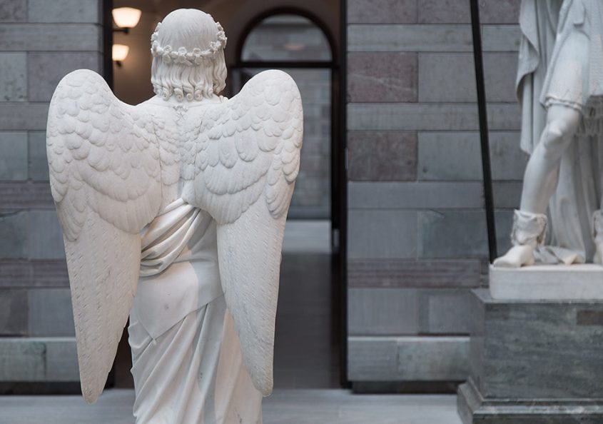 Nationalmuseum Stockholm, Sculpture Courtyard, Bertel Thorvaldsen, Baptismal angel