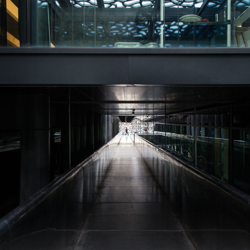 Marseille, Mucem, Musée des Civilisations de l’Europe et de la Méditerranée, J4 building, outdoor walkway